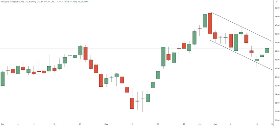 complex bull flag